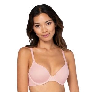 Women’s Fruit Of The Loom Pink T-Shirt Bra Size XXL (40/42 DD CUP) Full Coverage